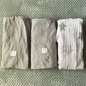 Organic Burt’s Bee Baby and Aden & Anais Cotton Muslin Changing Pad Covers